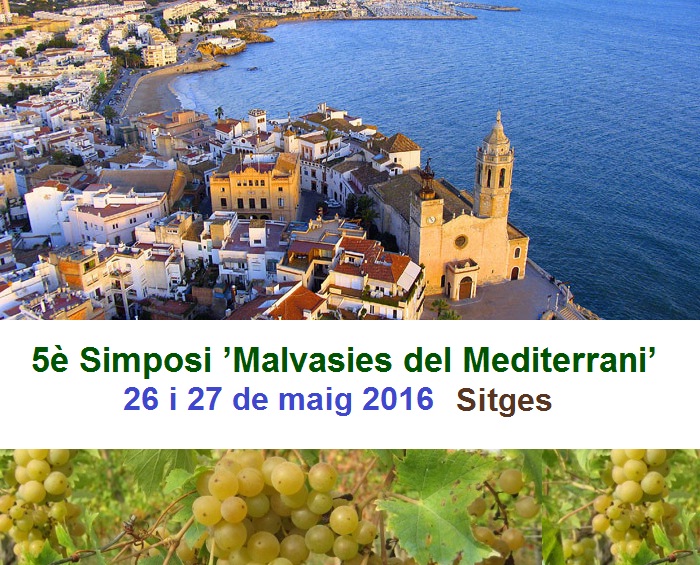 Inscripcions obertes al cinquè Simposi 'Malvasies del Mediterrani' (26 i 27 de maig 2016)